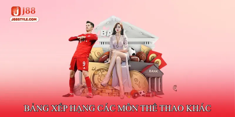 Bảng Xếp Hạng - Giúp Người Hâm Mộ Theo Dõi Kết Quả Nhanh Bảng xếp hạng các môn thể thao khác